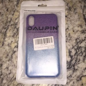 iPhone Xs Max glitter ombré case